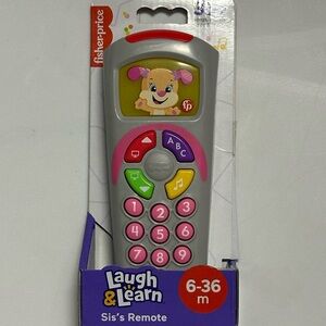 Fisher-Price Laugh & Learn Remote - Gray and Pink